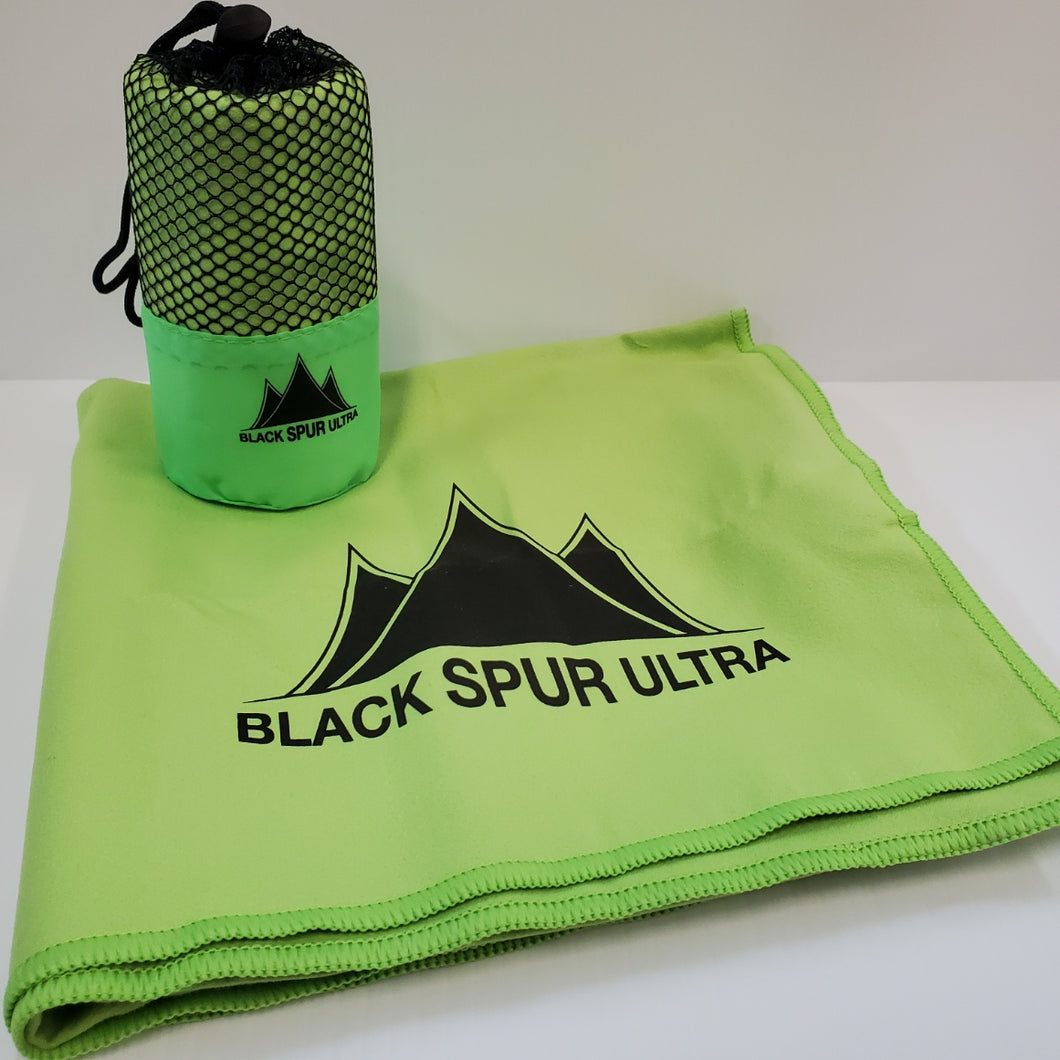 2023 Black Spur Ultra Giveaway Microfibre Towel w/ Case (Green) - Unisex