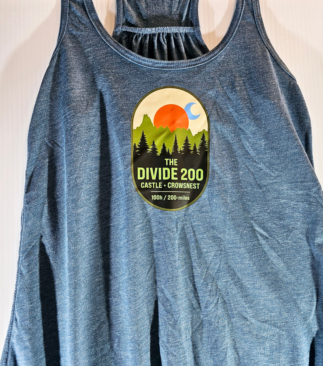 2024 Divide 200 Racer Back Tank w/Nature Pill (Heather Deep Teal ) Women's