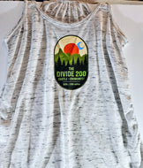 Divide 200 Racer Back Tank w/Nature Pill (White Marble) - Women's