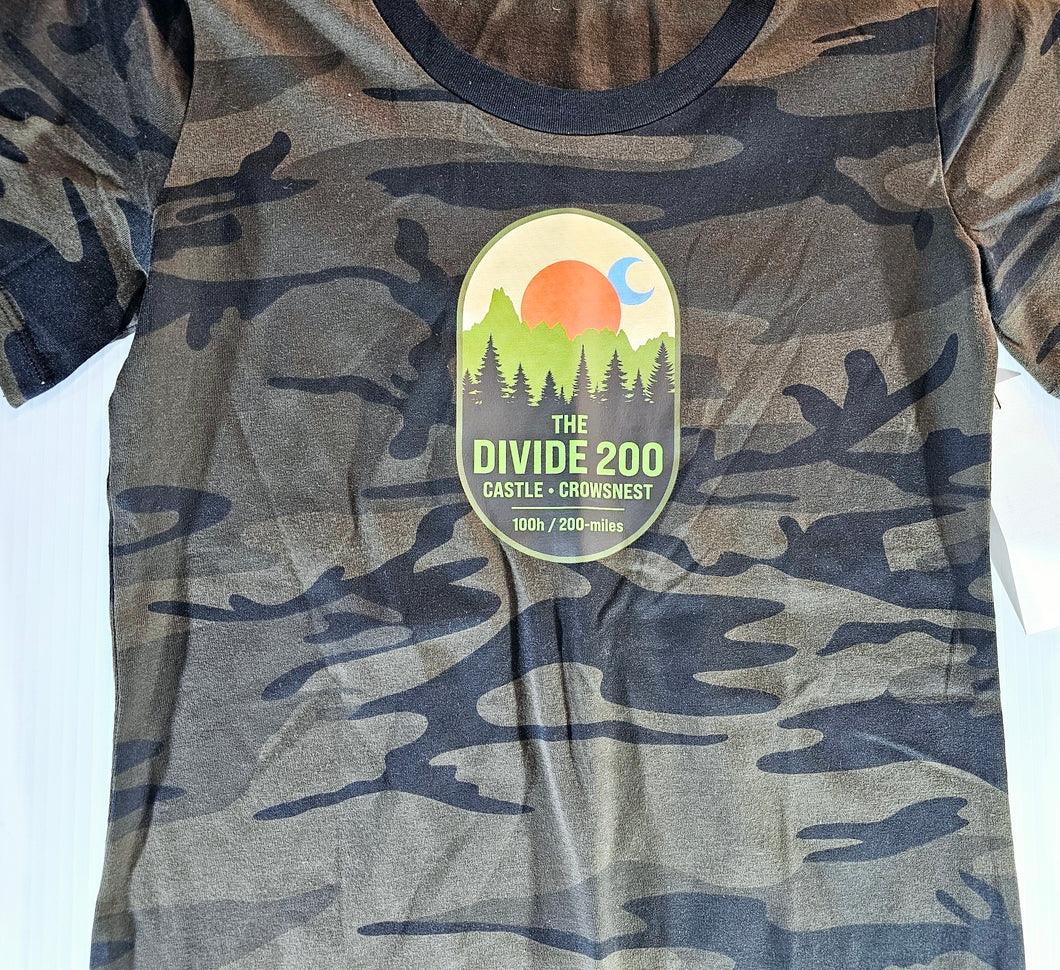 2024 Divide 200 T-Shirt w/Nature Pill (Black Camo) - Womens's