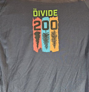 2024 Divide 200 Long-Sleeved Hooded T-Shirt w/Upside Down (Carbon) - Unisex