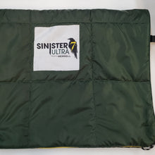 Load image into Gallery viewer, Sinister 7 Quilted Puffy Blanket (Dark Green &amp; Yellow)
