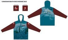 Load image into Gallery viewer, 2025 Canadian Death Race 25th annual hoodie - Unisex &amp; Women&#39;s &amp; kids sizes
