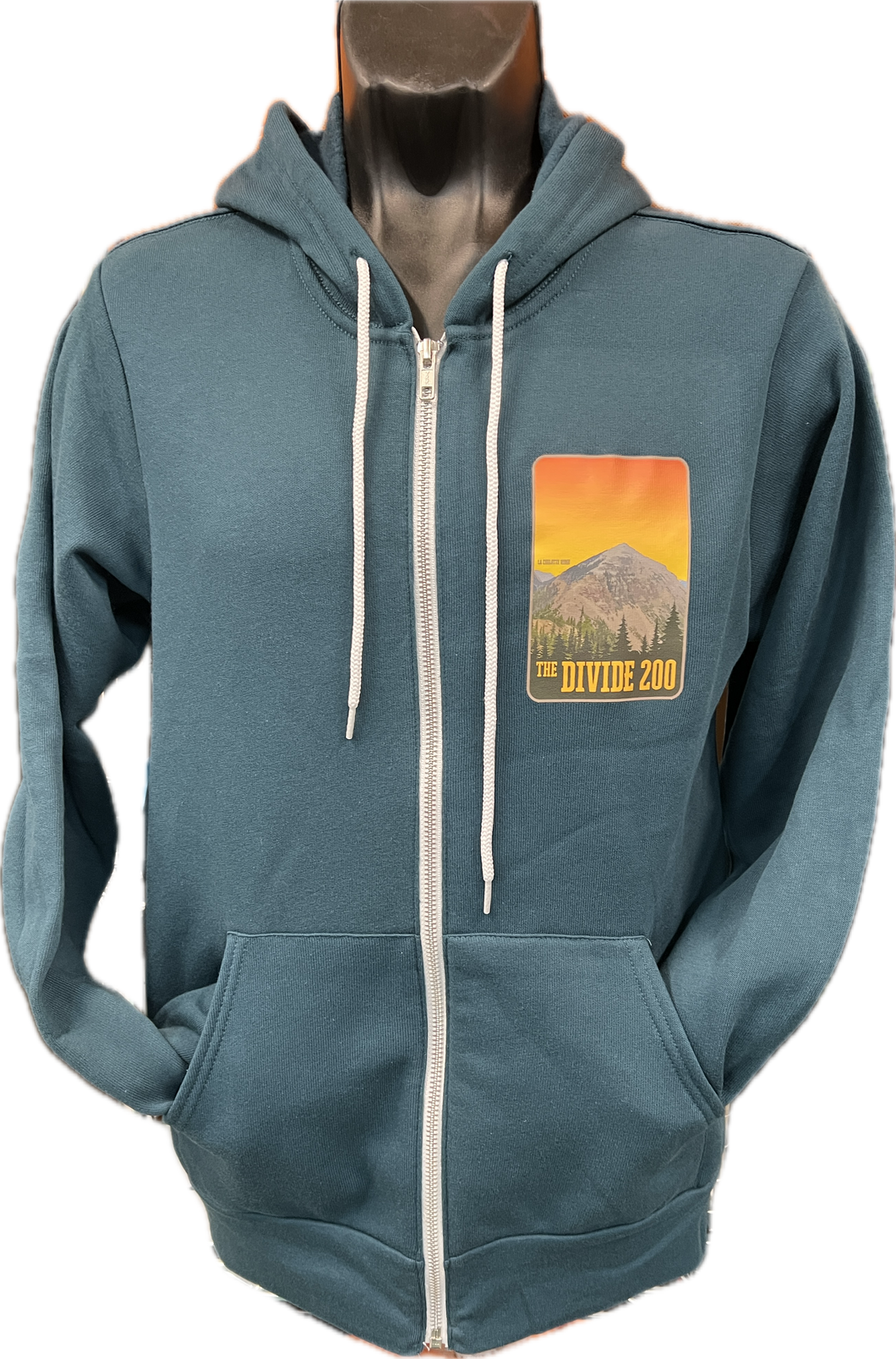 Divide 200 Zip Hoodie La Coullotte - Unisex - Atlantic