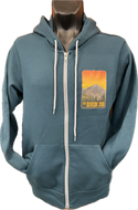 Divide 200 Zip Hoodie La Coullotte - Unisex - Atlantic