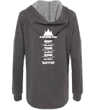 Load image into Gallery viewer, 2023 Black Spur Ultra Cali Wave Hoodie w/ Sunset (Black) - Women&#39;s
