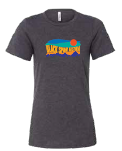 2023 Black Spur Ultra T-Shirt w/ Sunset (Dark Grey Heather) - Women's