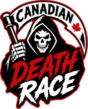 Load image into Gallery viewer, CDR Grimreaper - Canadian Death Race graphic - pocket size
