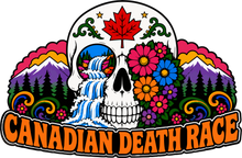 Load image into Gallery viewer, CDR Funkadelic Scull - Canadian Death Race graphic - chest size
