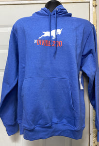 Divide 200 Hoodie w/Logo (Heather Royal) - Unisex