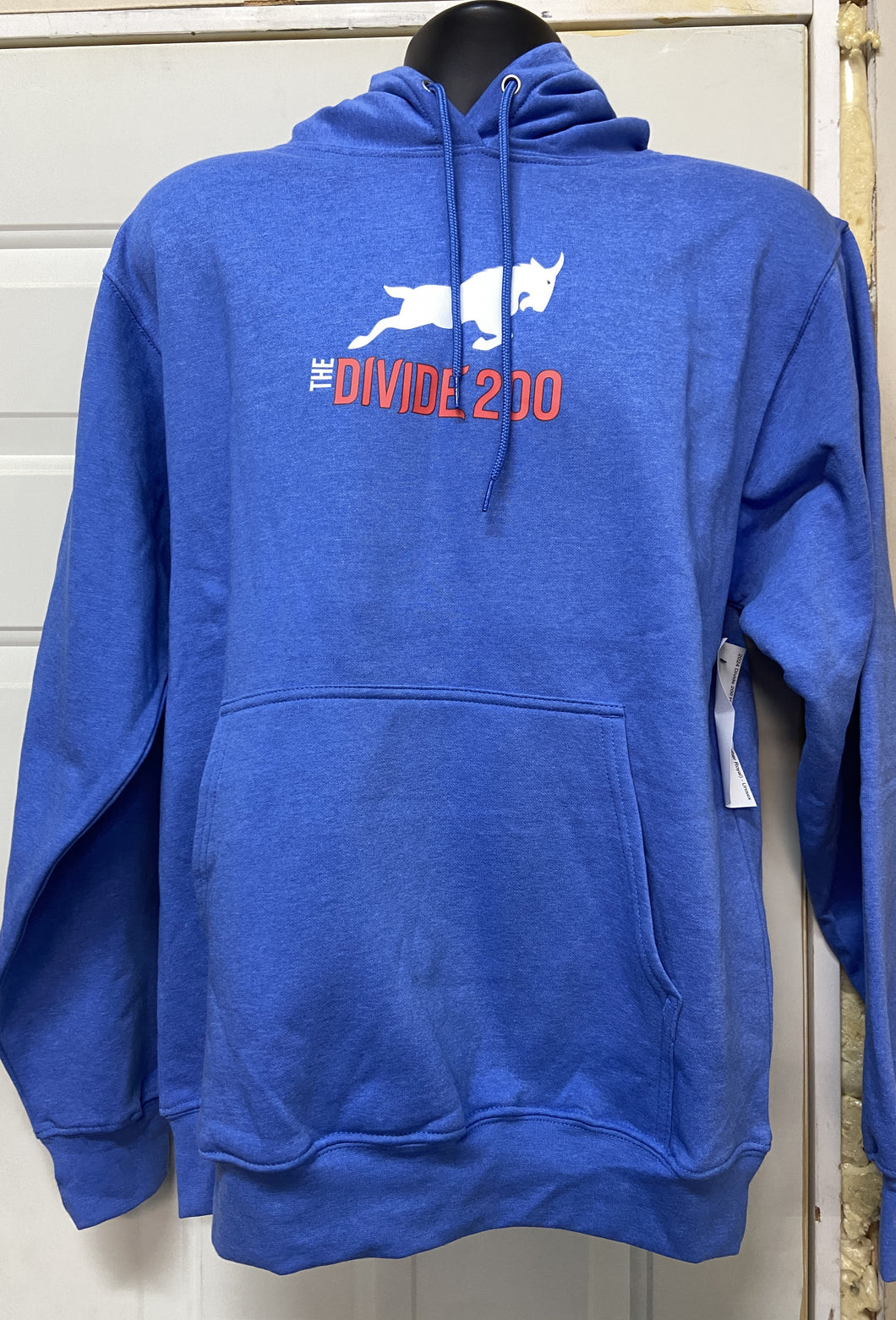 Divide 200 Hoodie w/Logo (Heather Royal) - Unisex