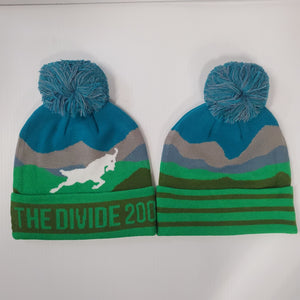 2024 The Divide 200 Goat & Mountains Toque (Green & Blue) - Unisex