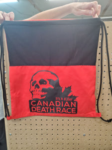 2023 Canadian Death Race Shoe Bag w/ Mono Skull (Red) - Unisex