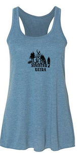 Sinister Flora Flowy Racer Back Tank - Ladies