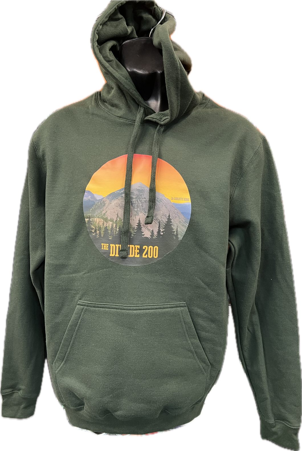 Divide 200 Pullover Hoodie La Coullotte - Unisex - Forest Green