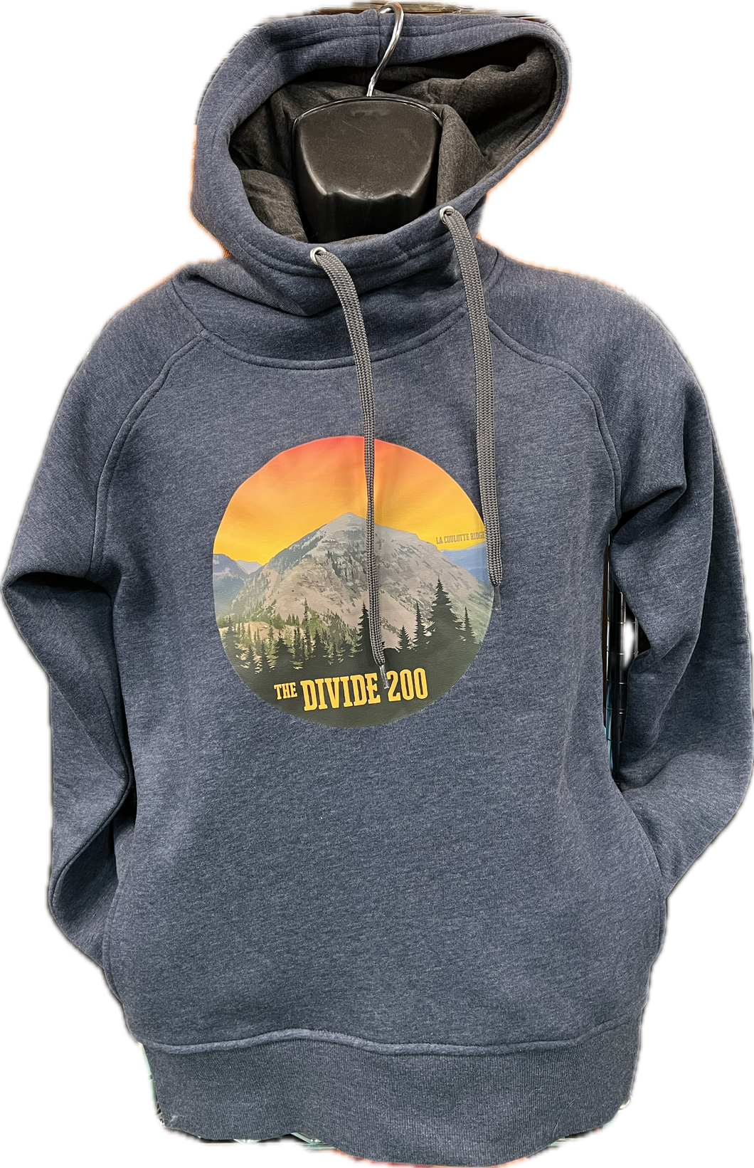 Divide 200 Cowl Neck Hoodie La Coullotte Women's - Heather Navy