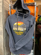 Castle Alpine Trail Race Cowl Neck Hoodie Mt Haig - Women's - Heather Navy