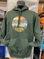 Castle Alpine Trail Race Pullover Hoodie Mt. Haig - Unisex - Forest Green