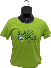 Load image into Gallery viewer, Black Spur Ultra T-Shirt w/New Logo  (Lime Shock) - Women's
