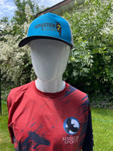Load image into Gallery viewer, Sinister 7 Ultra Trucker Hat - Sinister Logo with Aqua - Unisex
