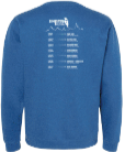 Load image into Gallery viewer, 2024 Sinister 7 Crewneck Sweater w/ Signpost (Royal Heather) - Unisex
