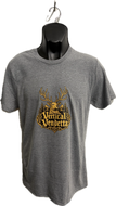 Vertical Vendetta Celtic Stag Unisex T-Shirt - Heather Grey