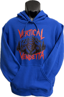 Vertical Vendetta Sasquatch Slasher Unisex Hoodie - Royal