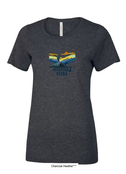 Sinister Sunset Runner Ladies Scoop T-Shirt