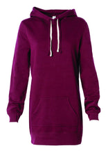 Load image into Gallery viewer, Women's Pullover Hoodie Dress - Midweight special blend
