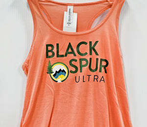 2024 Black Spur Ultra Racer Back Tank w/New Logo (Coral) - Women's