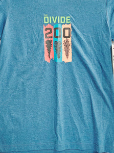 2024 Divide 200 T-Shirt w/Upside Down (Deep Heather Teal) - Unisex