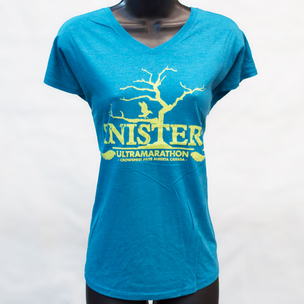 S7 Classic Women's Turquoise V-Neck