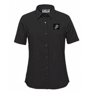 Canadian Death Race Scream Skull Patch Button-Down Tee